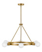 Lark - 83616LCB - LED Chandelier - Orla - Lacquered Brass