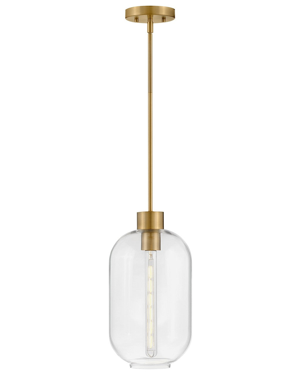 Lark - 83657LCB - LED Pendant - Greer - Lacquered Brass