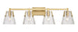 Z-Lite - 1101-4V-MGLD - Four Light Vanity - Analia - Modern Gold