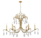 Z-Lite - 3039-59GG - Six Light Chandelier - Amara - Gilded Gold