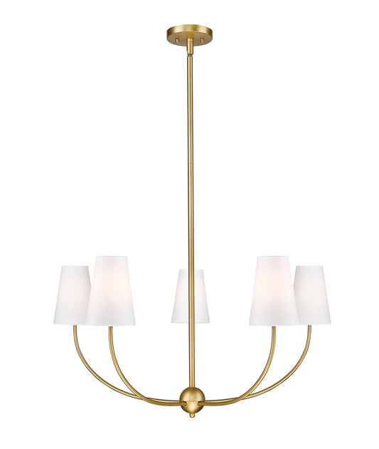 Z-Lite - 3040-32RB - Five Light Chandelier - Shannon - Rubbed Brass