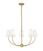 Z-Lite - 3040-32RB - Five Light Chandelier - Shannon - Rubbed Brass