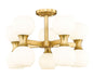 Z-Lite - 494-10SF-MGLD - Ten Light Semi Flush Mount - Artemis - Modern Gold