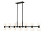 Z-Lite - 494-14L-MB - 14 Light Linear Chandelier - Artemis - Matte Black