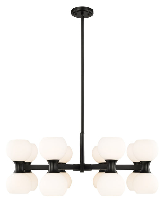 Z-Lite - 494-16MB - 16 Light Chandelier - Artemis - Matte Black