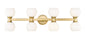 Z-Lite - 494-8V-MGLD - Eight Light Vanity - Artemis - Modern Gold