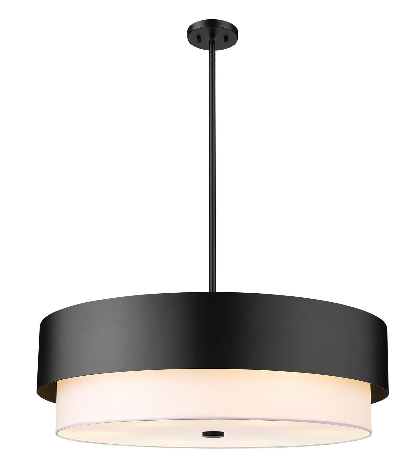 Z-Lite - 495P32-MB - Six Light Chandelier - Counterpoint - Matte Black