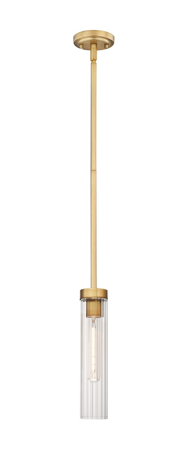 Z-Lite - 740P-ROD-RB - One Light Pendant - Beau - Rubbed Brass