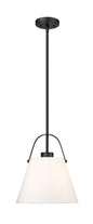 Z-Lite - 743P12-MB - One Light Pendant - Z-Studio - Matte Black