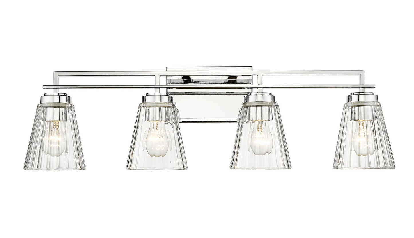 Z-Lite - 823-4V-CH - Four Light Vanity - Lyna - Chrome