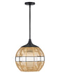 Hinkley - 19677BK-NAT - LED Pendant - Maddox - Black