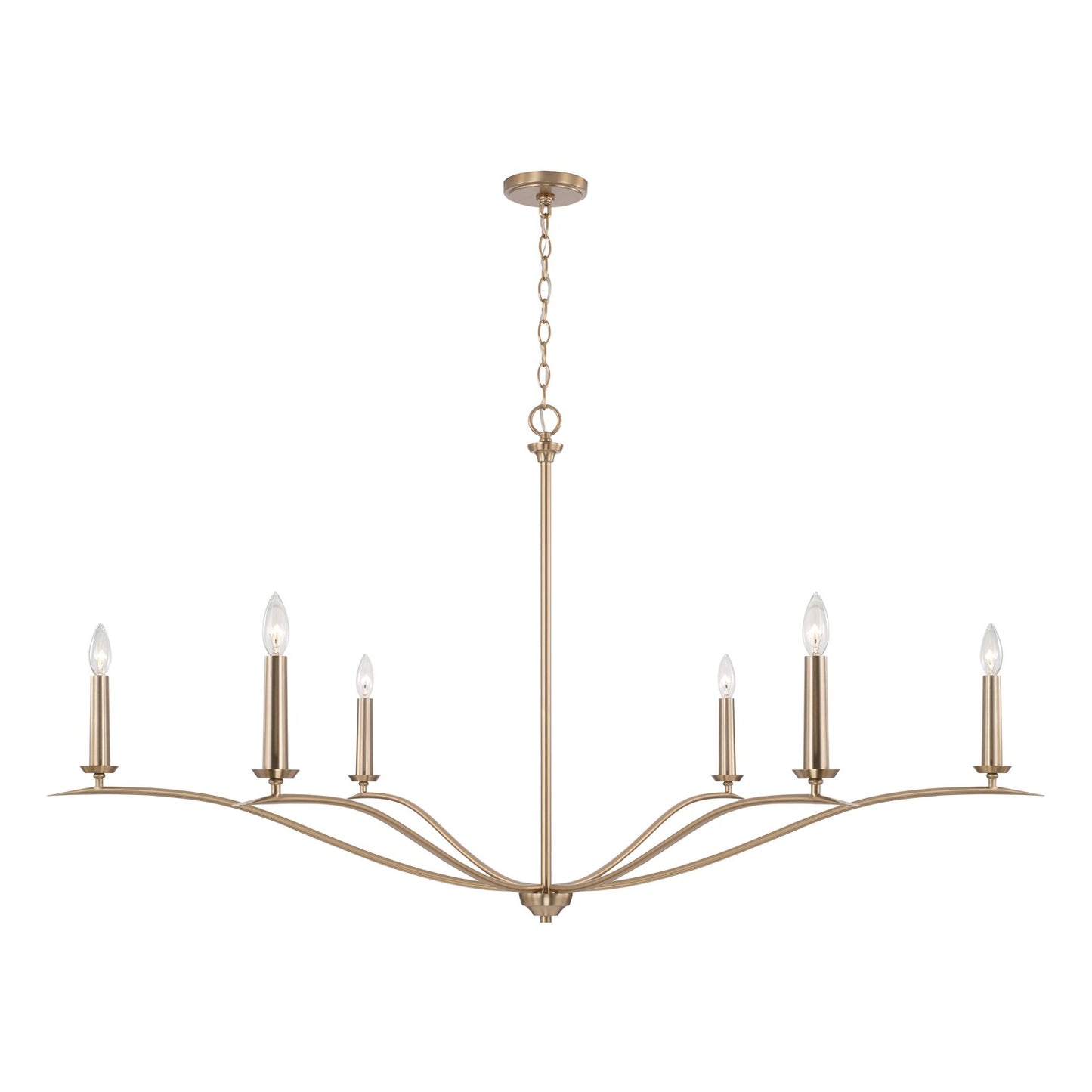 Capital Lighting - 450661MA - Six Light Chandelier - Grady - Matte Brass