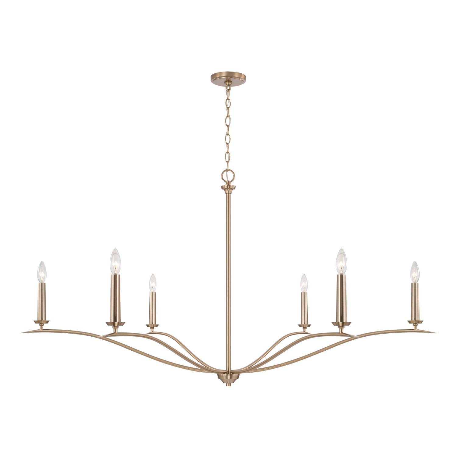 Capital Lighting - 450661MA - Six Light Chandelier - Grady - Matte Brass