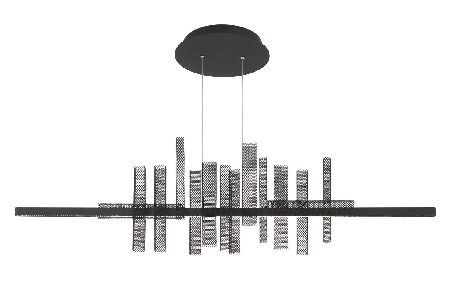 George Kovacs - P8567-1-66A-L - LED Island Pendant - Alambre - Coal