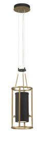 Minka-Lavery - 5085-781-L - LED Mini Pendant - Levitation - Sand Coal & Soft Brass