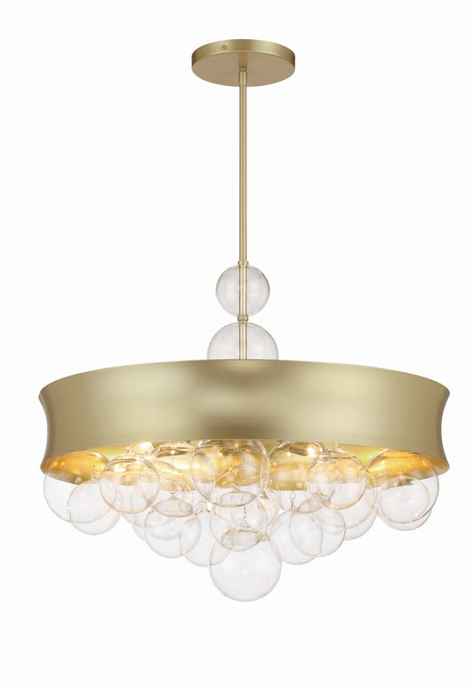 Minka-Lavery - 5197-697 - Eight Light Convertible Pendant - Verdi Square - Soft Gold