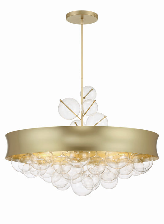 Minka-Lavery - 5198-697 - Eight Light Convertible Pendant - Verdi Square - Soft Gold