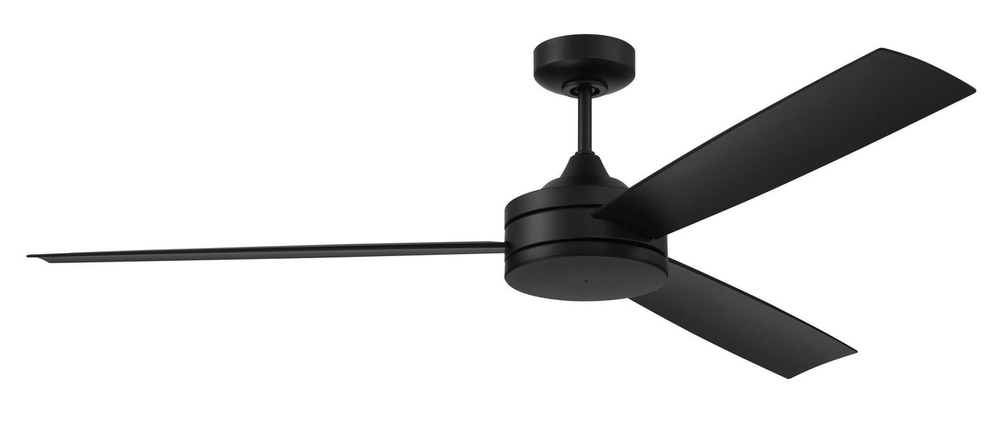 Craftmade - INS62FB3 - 62"Ceiling Fan - Inspo 62 Indoor/Outdoor - Flat Black