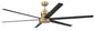 Craftmade - MND72SBFB6 - 72"Ceiling Fan - Mondo 72 - Satin Brass