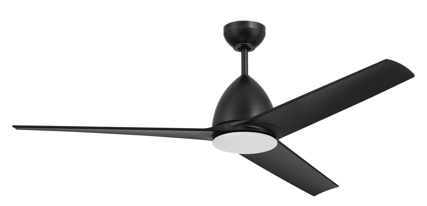 Craftmade - NTO54FB3 - 54"Ceiling Fan - Nitro - Flat Black