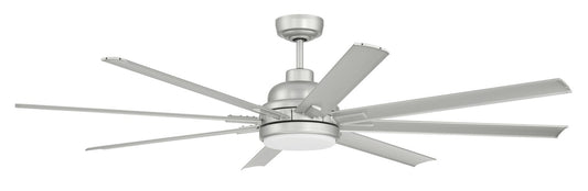 Craftmade - RSH65PN8 - 65"Ceiling Fan - Rush 65 - Painted Nickel