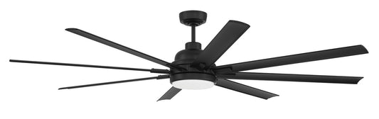 Craftmade - RSH72FB8 - 72"Ceiling Fan - Rush 72 - Flat Black