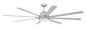 Craftmade - RSH72PN8 - 72"Ceiling Fan - Rush 72 - Painted Nickel