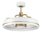 Craftmade - TYL24WSB3 - 20"Ceiling Fan - Taylor - White/Satin Brass