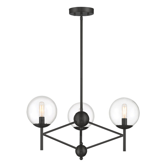 Minka-Lavery - 2796-66A - Three Light Pendant - Auresa - Coal