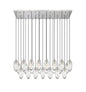 Z-Lite - 651P-23L-BN - 23 Light Linear Chandelier - Arden - Brushed Nickel
