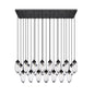 Z-Lite - 651P-23L-MB - 23 Light Linear Chandelier - Arden - Matte Black
