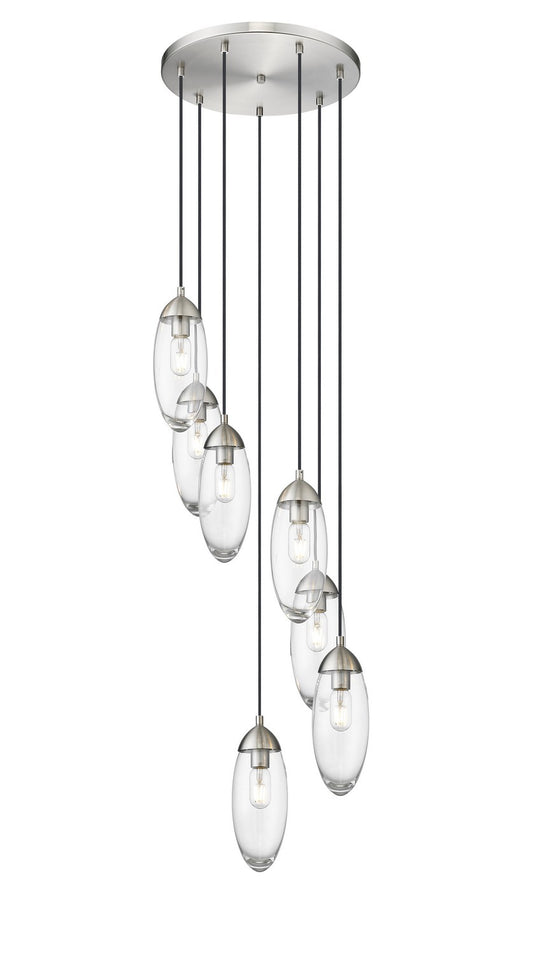 Z-Lite - 651P-7R-BN - Seven Light Chandelier - Arden - Brushed Nickel