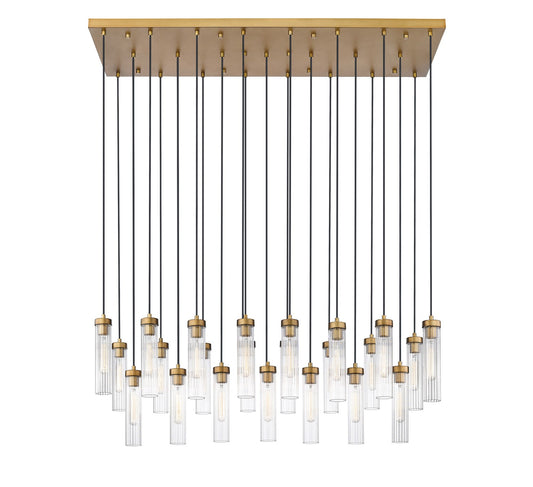 Z-Lite - 740P-23L-RB - 23 Light Linear Chandelier - Beau - Rubbed Brass