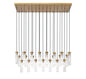 Z-Lite - 740P-23L-RB - 23 Light Linear Chandelier - Beau - Rubbed Brass