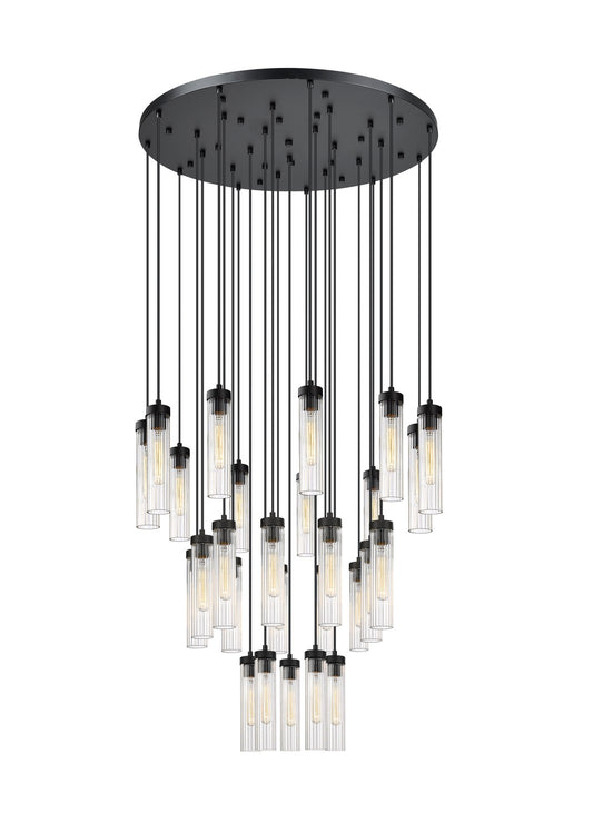 Z-Lite - 740P-27R-MB - 27 Light Chandelier - Beau - Matte Black