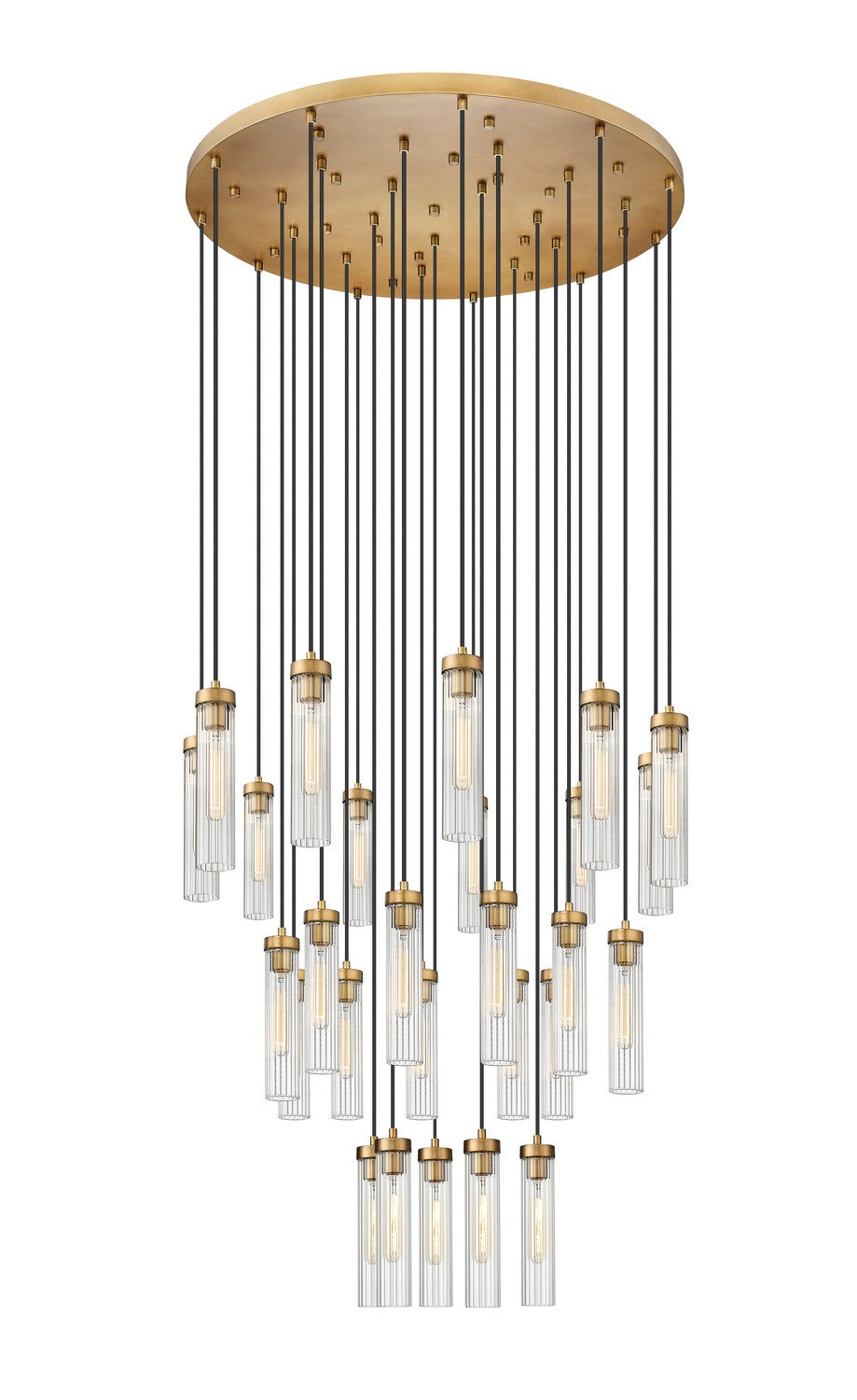 Z-Lite - 740P-27R-RB - 27 Light Chandelier - Beau - Rubbed Brass