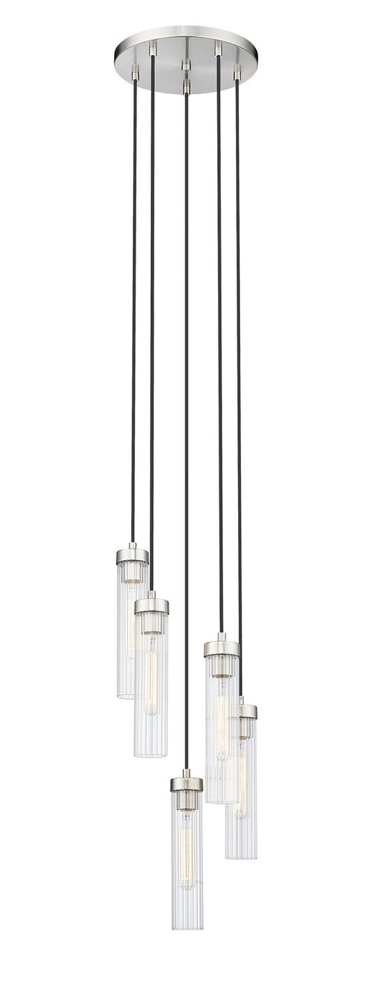 Z-Lite - 740P-5R-BN - Five Light Chandelier - Beau - Brushed Nickel