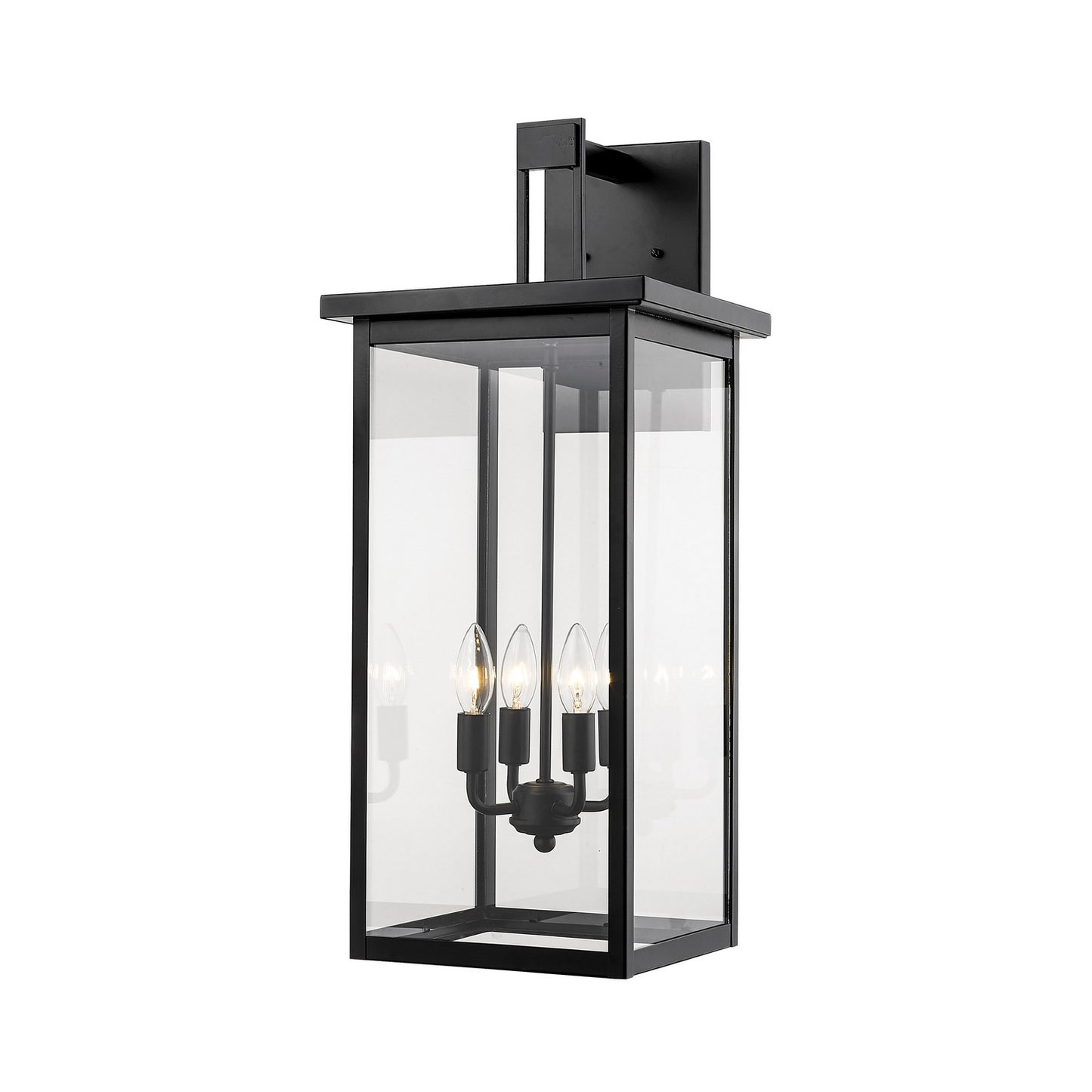 Millennium - 2603-PBK - Four Light Outdoor Wall Sconce - Barkeley - Powder Coated Black