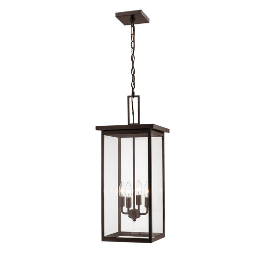 Millennium - 2605-PBZ - Four Light Outdoor Hanging Lantern - Barkeley - Powder Coated Bronze