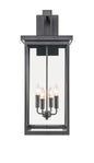 Millennium - 2606-PBK - Four Light Outdoor Wall Sconce - Barkeley - Powder Coated Black