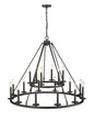 Millennium - 6718-MB - 18 Light Chandelier - Florence - Matte Black