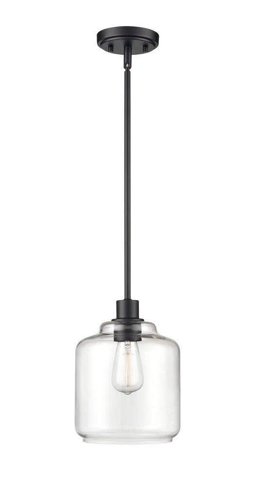 Millennium - 6901-MB - One Light Pendant - Asheville - Matte Black