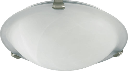 Quorum - 3000-16-65 - Three Light Ceiling Mount - 3000 Ceiling Mounts - Satin Nickel