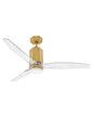 Hinkley - 905852FHB-LDDK - 52" Ceiling Fan - Facet - Heritage Brass