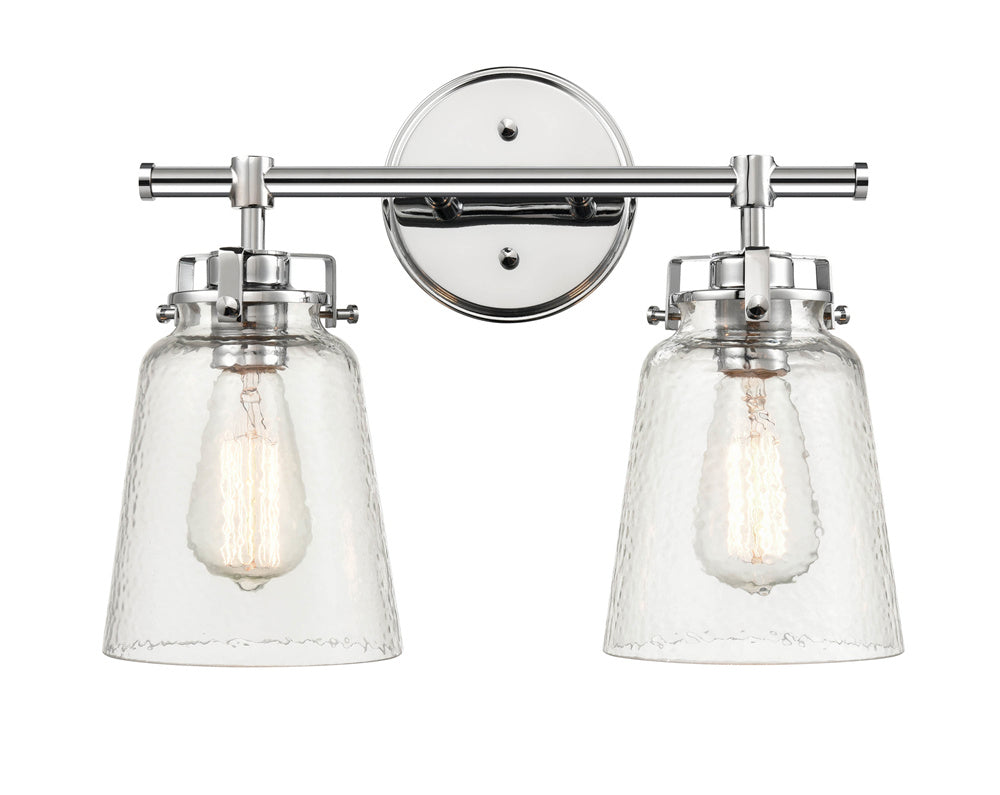 Millennium - 4412-CH - Two Light Vanity - Amberose - Chrome