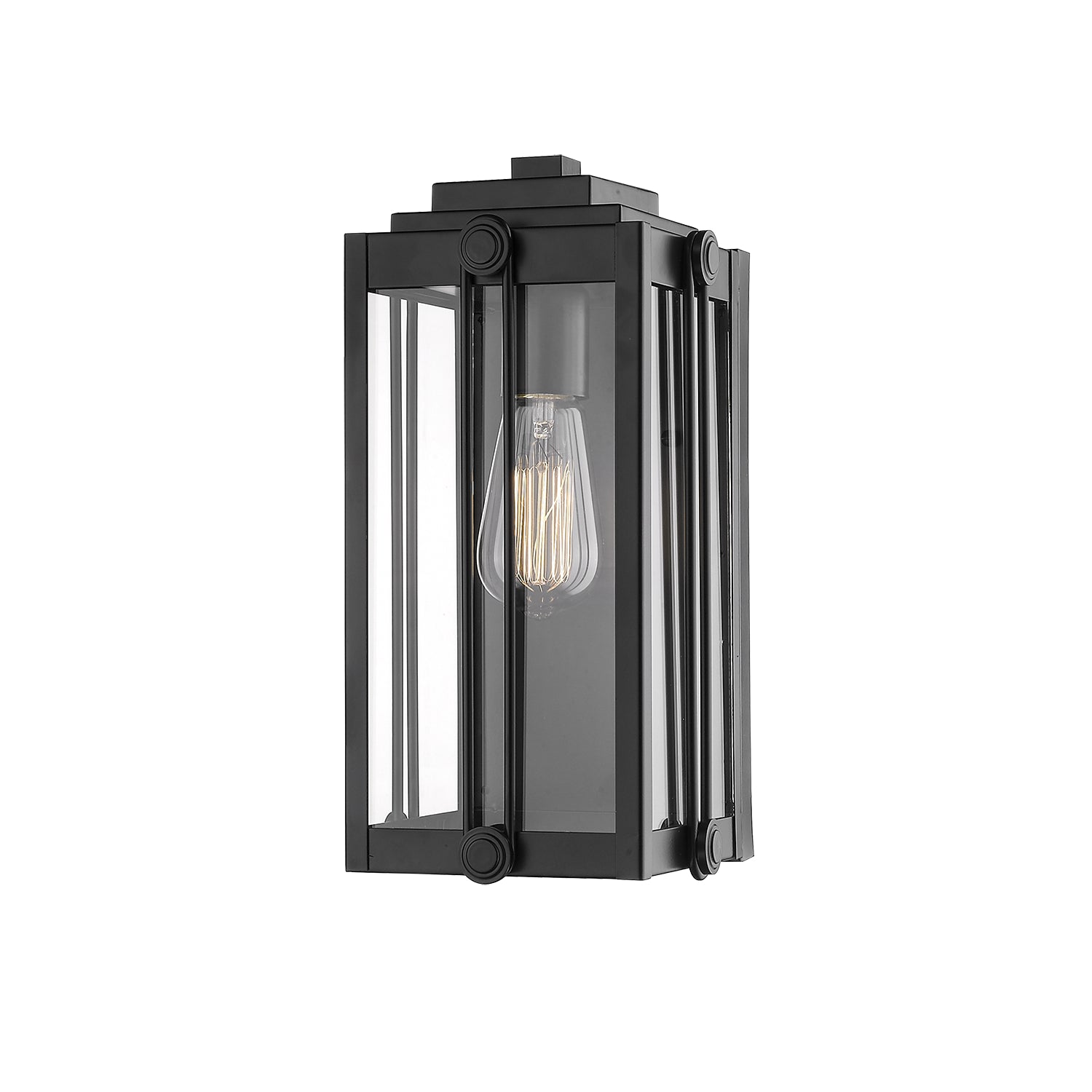 Millennium - 2631-PBK - One Light Outdoor Wall Sconce - Oakland - Powder Coated Black