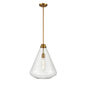 DVI Lighting - DVP25805BR-CL - One Light Pendant - St. Julian - Brass With Clear Glass