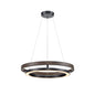 DVI Lighting - DVP40847EB+IW-CCT - LED Pendant - Cybele Cct - Ebony And Ironwood On Metal
