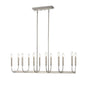 DVI Lighting - DVP44002MF+PL - 12 Light Linear Pendant - Olivia - Multiple Finishes And Platinum