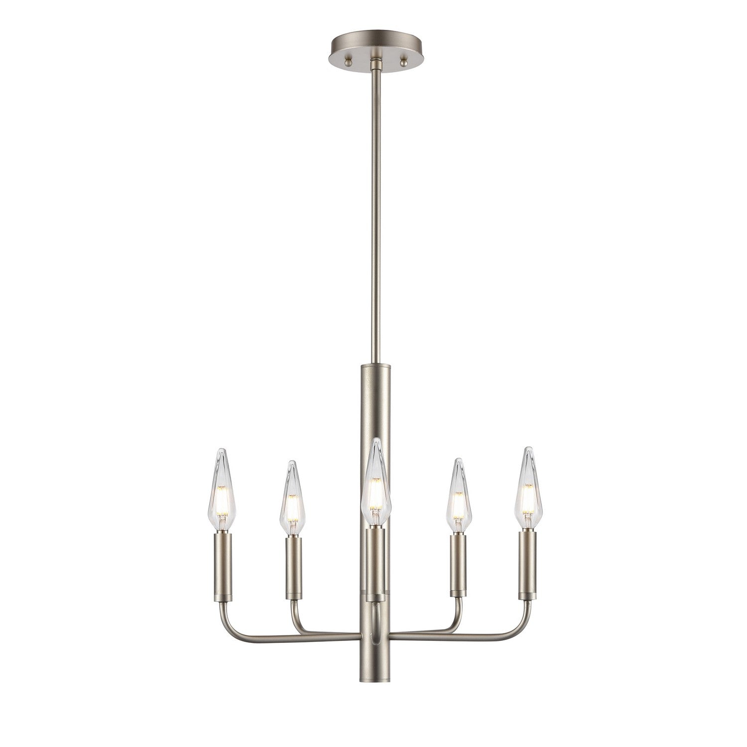DVI Lighting - DVP44025MF+PL - Five Light Chandelier - Olivia - Multiple Finishes And Platinum